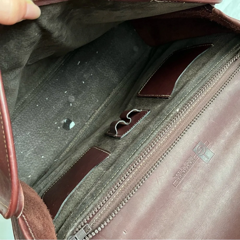 Jack Georges Leather Briefcase Bag